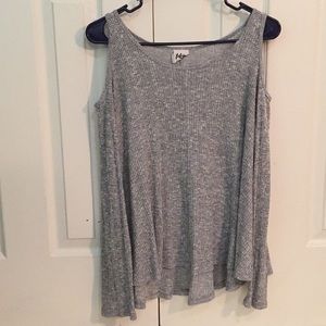 Long sleeve cold shoulder sweater by Tokyo Darling